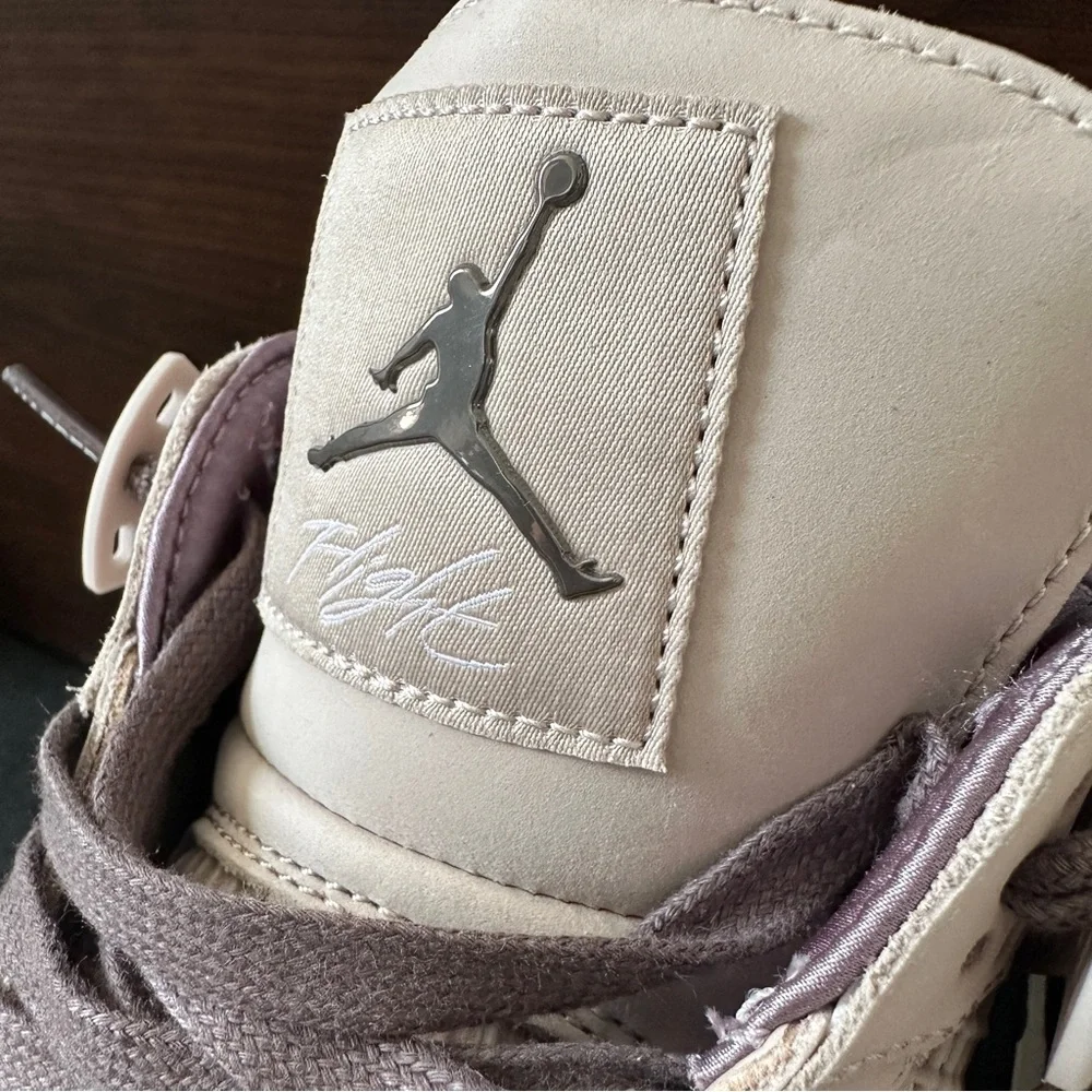 Jordan 4 A Ma Maniére Retro OG Men’s Sneakers Size 10.5 Stone Pewter - Picture 4 of 13